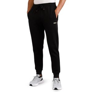 Boldfit Men's Cotton Track Pants - Winter Sports & Casual Joggers for Running & Gym - Slim Fit Trousers - Black XL